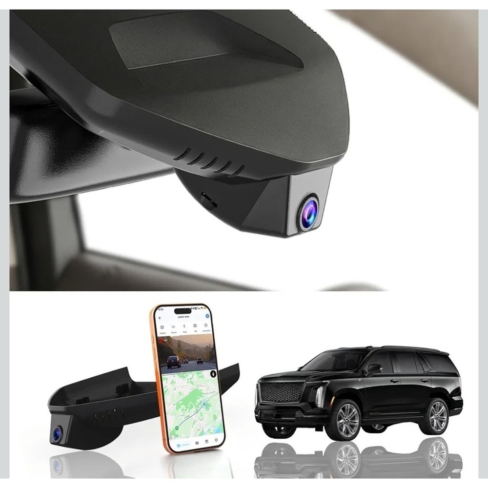 Front 4K Dash Cam Camera‎ Custom fit for Cadillac Gen5 Escalade/Escalade ESV...